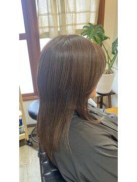 ヘアデザイン ナチュール(Hair Design natur) ロング×ミルクティーベージュ