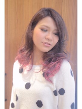 ヘアーワークス アンビエント(Hair works Ambient) ☆アンビ☆ピンクパープルグラデーション