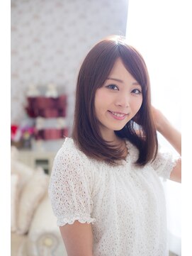 ミエルヘアーブラン(miel hair blanc) 【miel hair blanc】ヌーディストレートスタイル☆