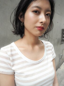 コルソ ケーツー 梅田 茶屋町(corso k-two) 《ダークグレー》お洒落ダークボブで大人ナチュラルに