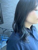 エシレ(esille.)&nbsp;ターコイズブルーのインナーカラー