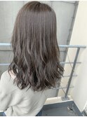 グレージュ/セミロング