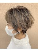 ふわふわショートボブ