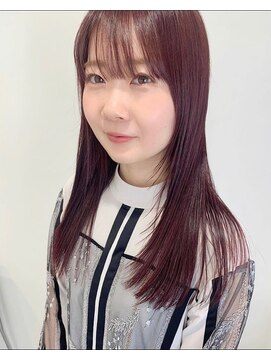 チトセ(titose) ストレート×ボルドー