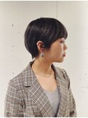 3Dグレージュコンパクトショート