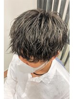 スナッグルサロン(SNUGGLE SALON)&nbsp;ニュアンスマッシュ×ハイライトカラー/ツーブロックショート