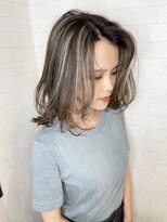 アルマヘア(Alma hair) ハイライト×カーキグレージュ