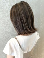 アイティー バイ アルバム 中野店(IT by ALBUM)&nbsp;ハイライト_カーキグレージュフェザーバング_ba344821