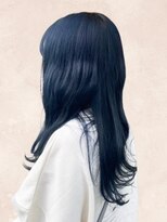 ソフトヘアカッターズ(soft HAIR CUTTERS) 20代30代◎透明感のあるナチュラルブルーブラック×韓国ロング