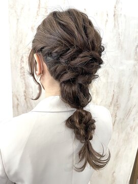 ラビス 浦和(Lovis) デザインカラー/レイヤーカット/ウェットヘア/夏のヘアアレンジ