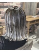 ホワイト 伊勢崎(WHITE) 悩み解決！白髪ぼかし☆外国人風バレイヤージュ☆