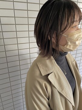 ヘアアンドスペース ベロン(hair&space velon) レイヤーボブ