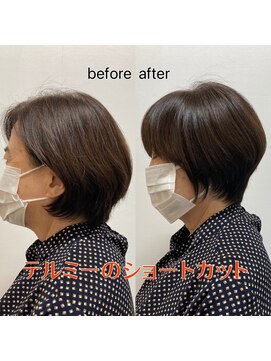 テルミークリニカルデザイン 千里中央店 骨格補正ショートカット