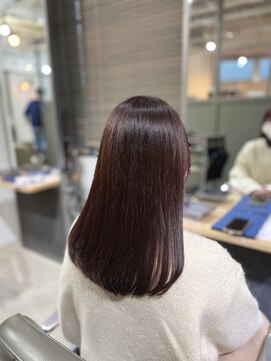 メゾン(Maison) 重めロング×暖色系艶カラー栄/矢場町/上前津