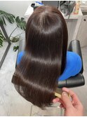 艶感ブラウン×Rr SALON Hydro XE トリートメント
