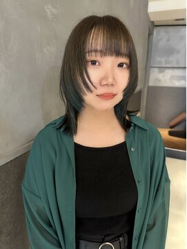 ボコカ(bococa) ターコイズグリーン×ウルフ