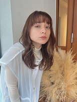 ルービック(Rubik's)&nbsp;大人可愛いバングショート×ニュアンスパーマベージュ