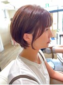 【 I. 】30代からのナチュラル前下がりショートボブ 川口