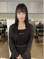 カフ(CAF)&nbsp;CAF FUKO ダークブラウン/フェイスレイヤー/ロング/大阪/心斎橋