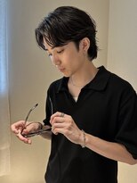 ノラギンザユー(NORA GINZA/U)&nbsp;ダウンパーマニュアンスパーマセンターパートコンマヘア髪質改善