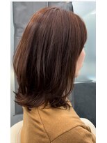 ジエクト アイロ(The Ect ilo)&nbsp;大人ミディアムレイヤー×アプリコットブラウン