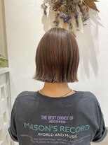 フゥカ 類家店(fuka)&nbsp;青森 八戸 ぷつっと外ハネボブ ショート伸ばしかけ 20代30代40代