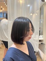 クレールイーエムエー(CLAIRE e.m.a)&nbsp;ミディアムボブ/艶髪/暗髪ヘアー