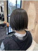 切りっぱなしボブ
