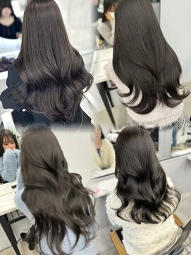 エヌアイ オモテサンドウ(ni omotesando) 憧れ韓国くびれヘア/顔まわりカットレイヤーカット艶髪黒髪