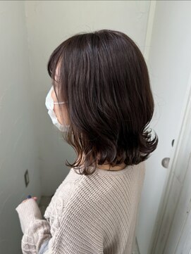 ミューズジャルダン(MUSE jardin) 艶グレージュ×レイヤー