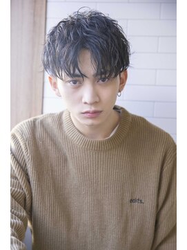 シティ(CITY) 【小久保style】韓国マッシュニュアンスパーマダークアッシュ