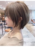 みねスタイル♪ 前下がり ひし形 ショートボブ 30代 40代 50代