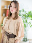 千早/髪質改善/透明感カラーハイトーンカラー♪レイヤーロングb