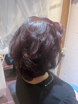 ヘアースタジオファン 中板橋(hair studio Fun)の写真/髪や頭皮のダメージを最小限に抑えたカラー剤で気になる白髪も自然にキレイな仕上がりに♪