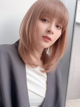 ユーフォリア 銀座(Euphoria) メルティカラー/フェミニンロング/似合わせカット/ブリーチ