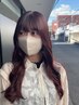 前髪ストレート+sleek式髪質改善トリートメント ￥17000