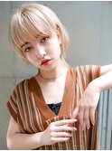 【GEEKS渋谷】ホワイト/ミルクティー/ウルフ/レイヤー/透明感/夏