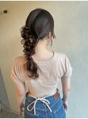 編みおろし/ヘアセット/ヘアアレンジ