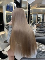 ラピス 渋谷本店(Lapis) ミルクティーベージュ/ブリーチカラー/髪質改善/ギャル