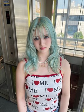 ガルボ ヘアー(garbo hair) 艶髪 ハイトーンカラーデザインカラー