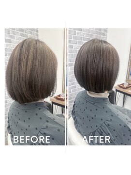 ノイ(Noy) 大人ショート×白髪染め