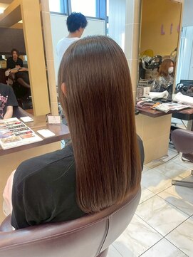 ルページ 千葉(lpage) 髪質改善/顔周りレイヤーカット/グレージュ[千葉/千葉駅]