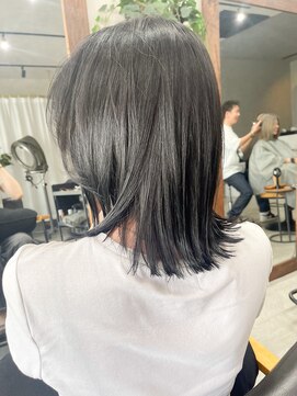 リアン(lien) ブリーチ無しカラー×ダークグレージュ