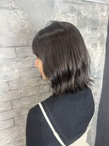 プライズ アイリス 池袋東口店(prize Iris) 切りっぱなしボブタンバルモリ韓国ヘア池袋タッセルボブ