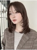 顔周りレイヤーと透明感たっぷりカラー