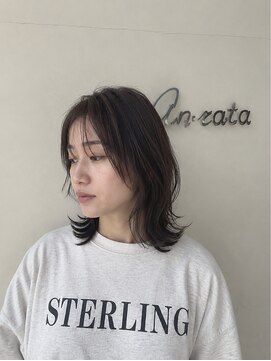 アンラタ(anrata) 小顔見えレイヤーカット×赤み消しカラー