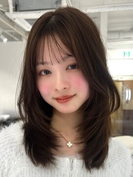 ミラ(MIRA) ブリーチ髪質改善ダブルカラーレイヤーカット韓国レイヤー