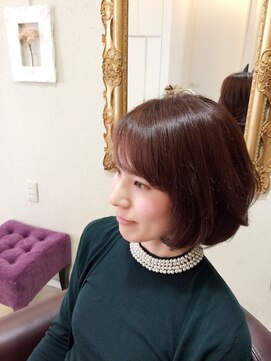 フレイム ヘア(FRAME hair) 2016年小顔前下がりボブ
