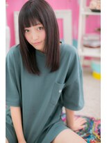 ミック ヘアアンドビューティー 大山店(miq  Hair&Beauty)&nbsp;黒髪が新鮮！甘モード★ストレート