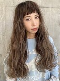 20代30代ダブルカラーブリーチ立体感グラデーション透明感